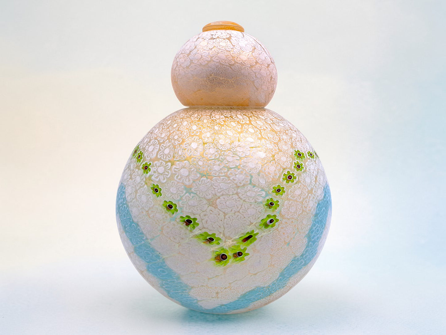 Vaso Potiche in Vetro di Murano Millefiori, La Murrina
