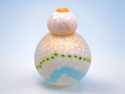 Vaso Potiche in Vetro di Murano Millefiori, La Murrina