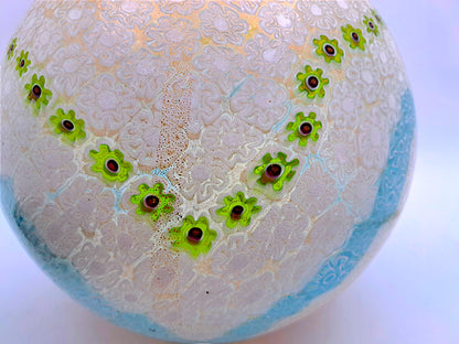 Vaso Potiche in Vetro di Murano Millefiori, La Murrina