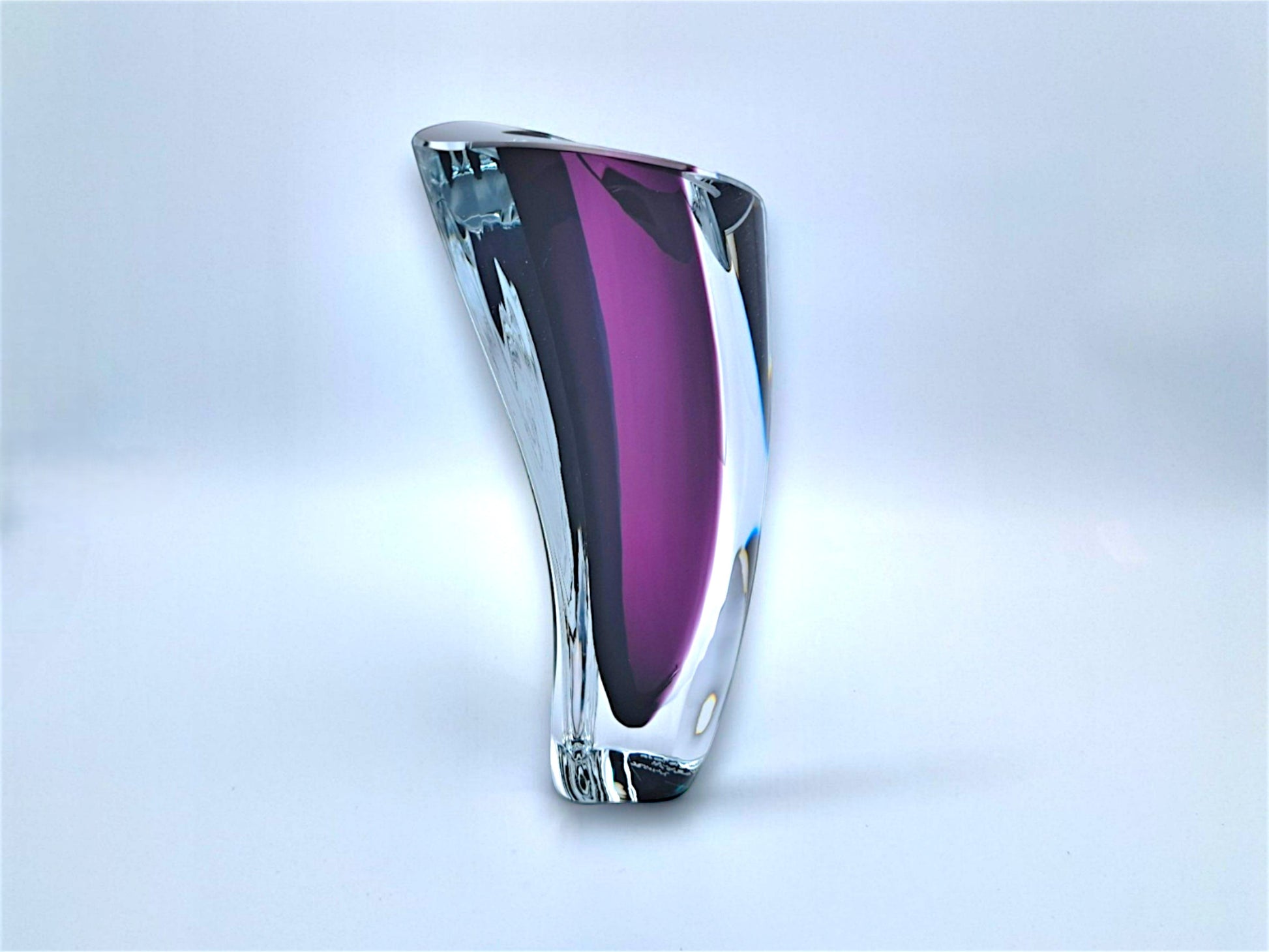 Vaso in Vetro Sommerso, Kosta Boda, Göran Wärff, Aria Lilac, 7040536