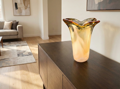 Vaso a Forma di Fiore in Vetro di Murano, La Murrina