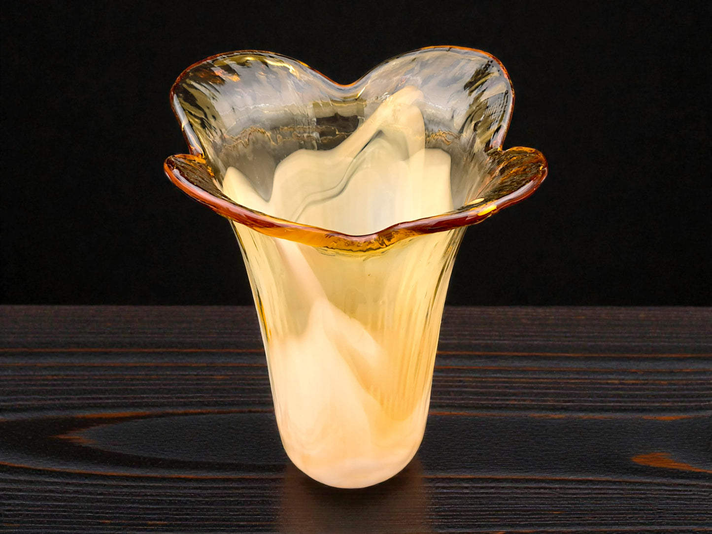 Vaso a Forma di Fiore in Vetro di Murano, La Murrina
