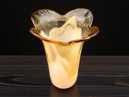 Vaso a Forma di Fiore in Vetro di Murano, La Murrina