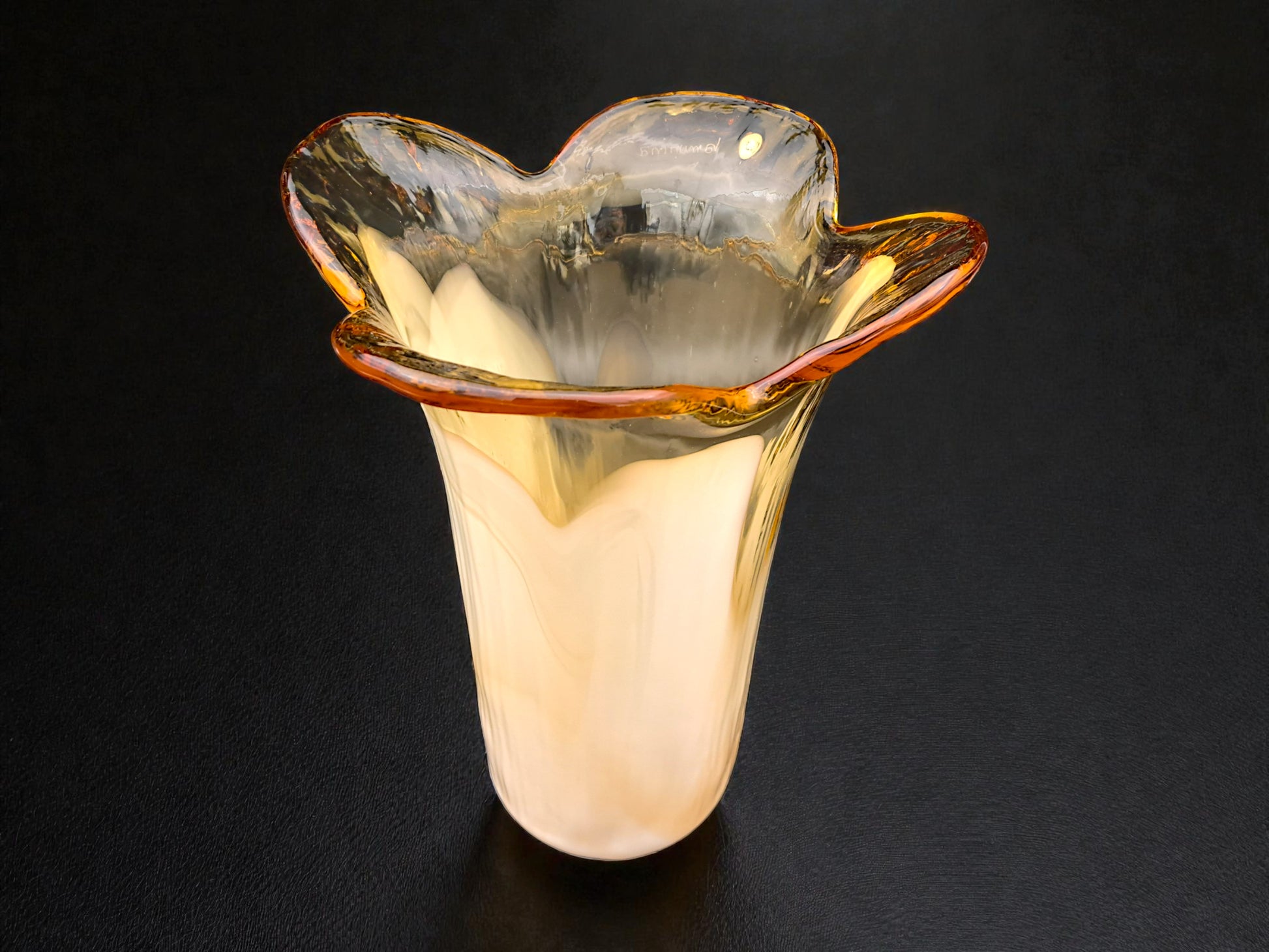 Vaso a Forma di Fiore in Vetro di Murano, La Murrina