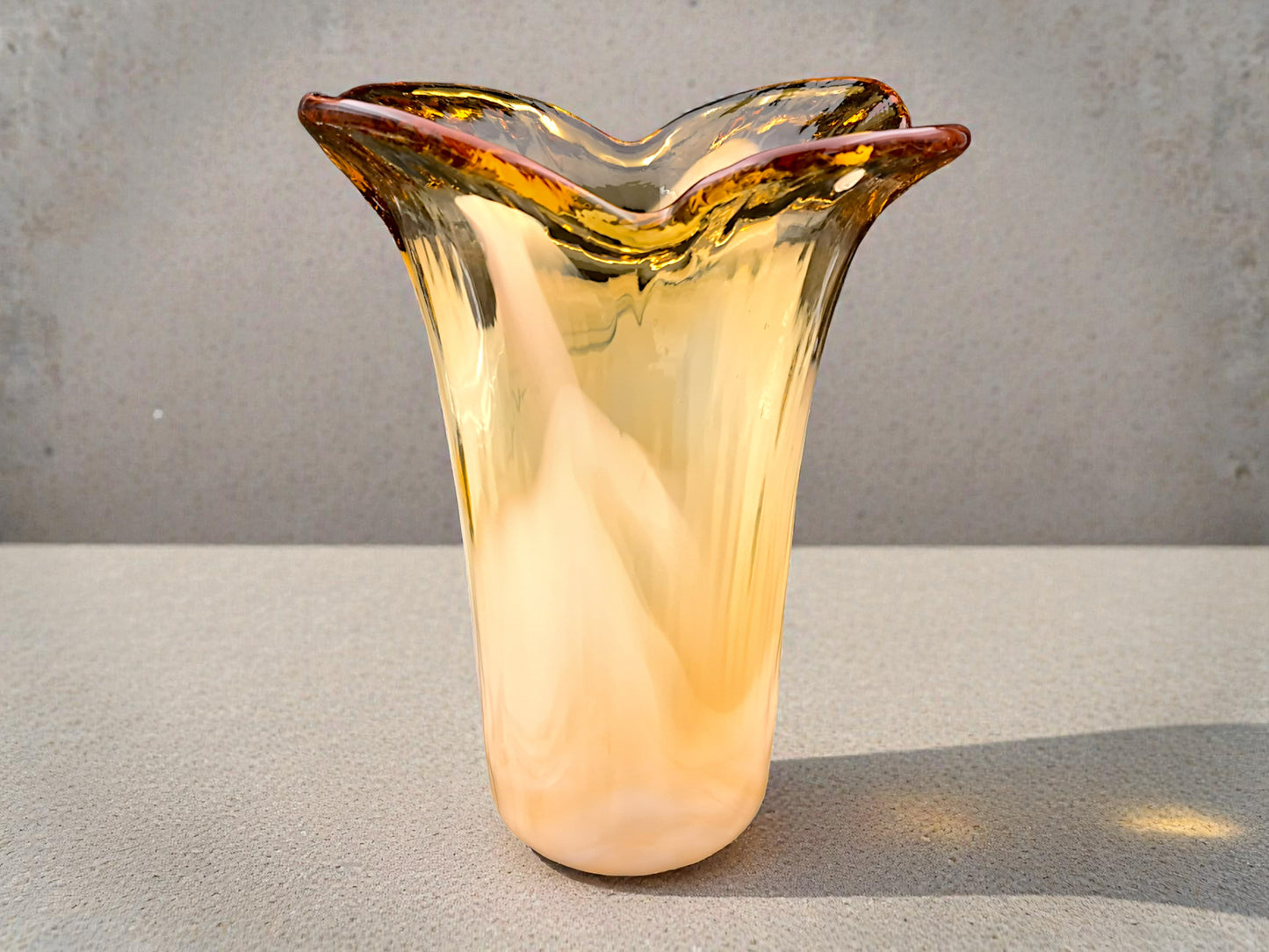 Vaso a Forma di Fiore in Vetro di Murano, La Murrina
