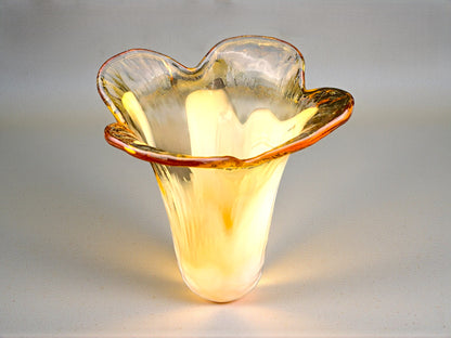 Vaso a Forma di Fiore in Vetro di Murano, La Murrina