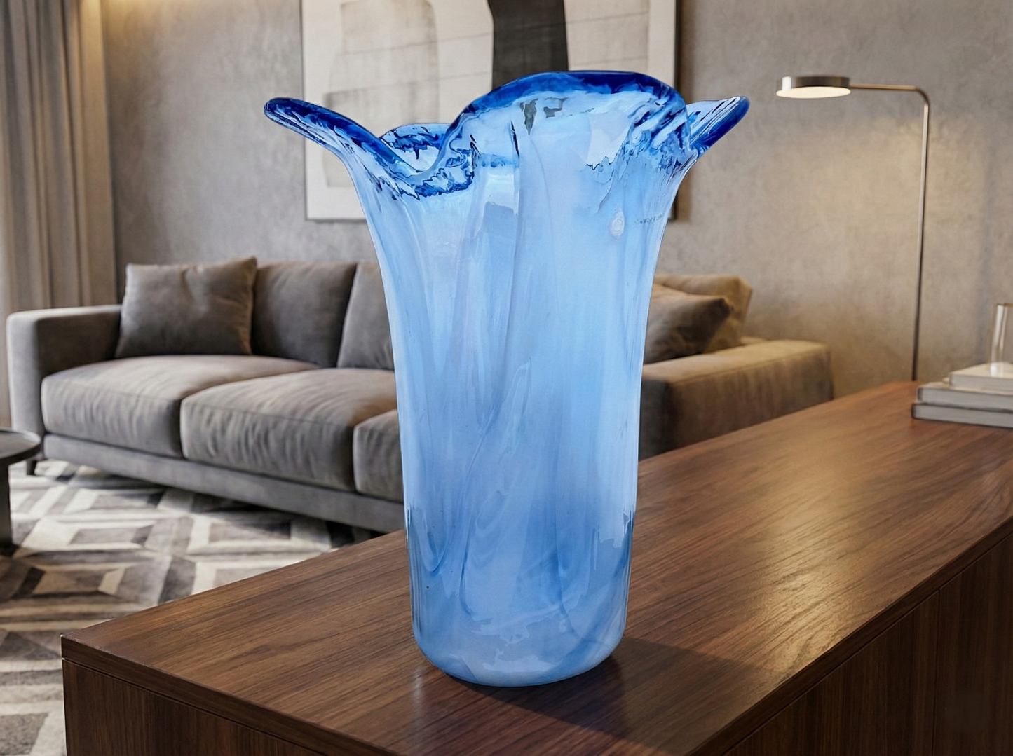 Vaso a Forma di Fiore in Vetro di Murano, La Murrina