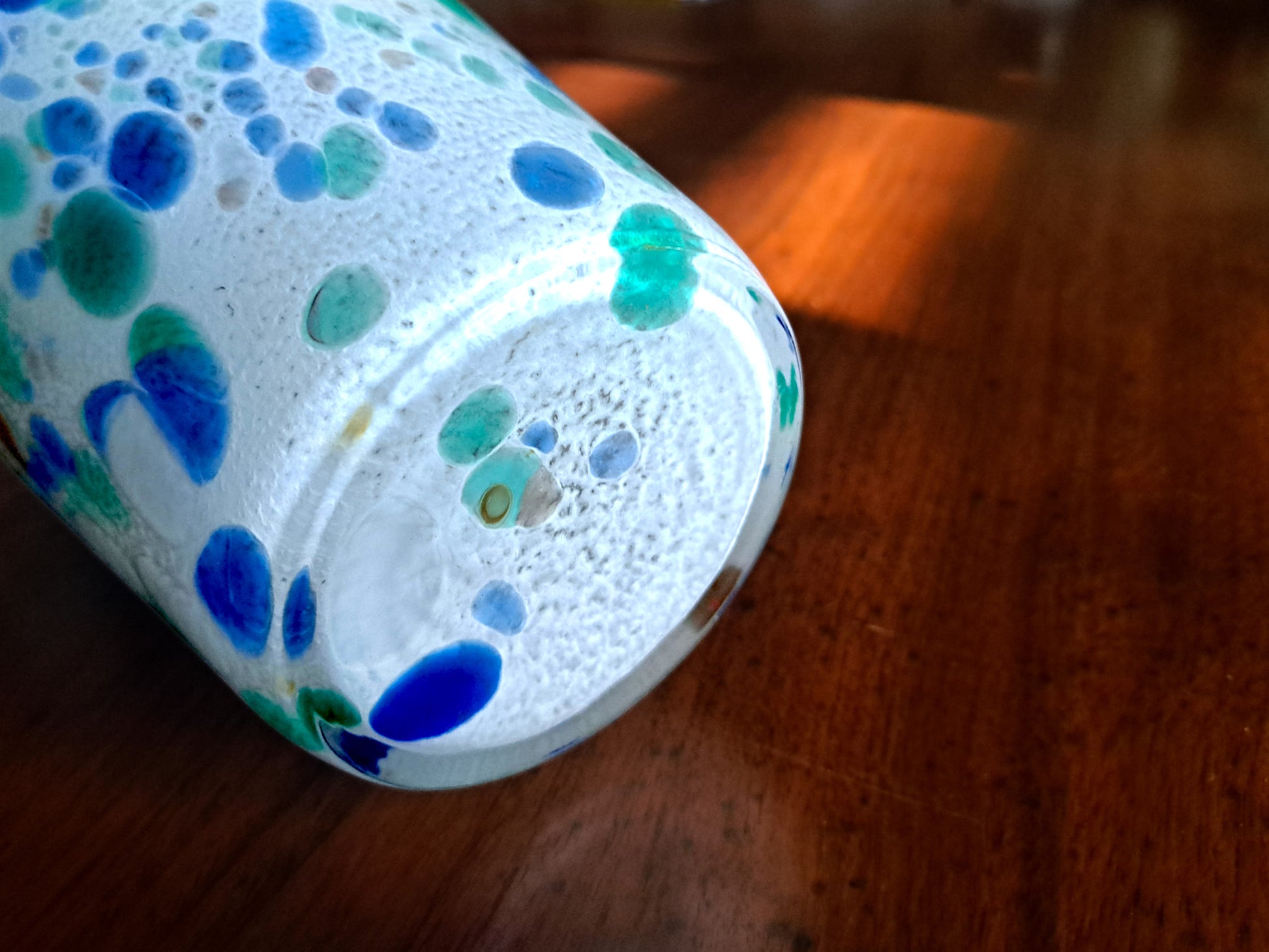 Vaso Maculato in Vetro di Murano