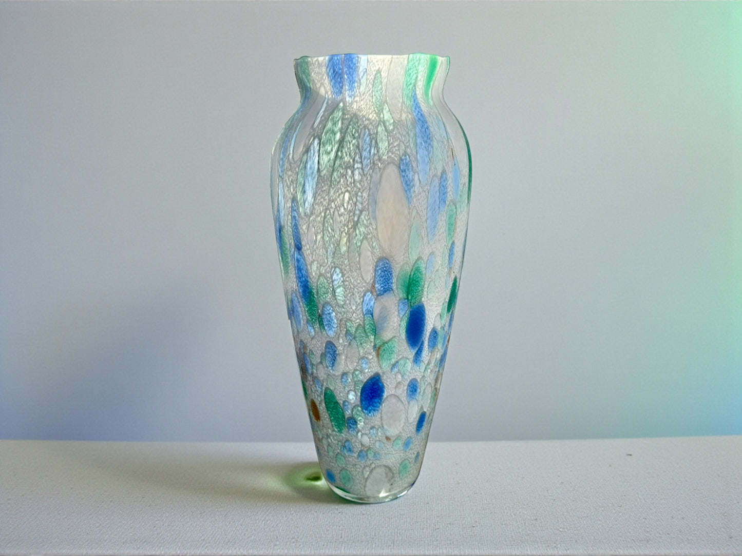 Vaso Maculato in Vetro di Murano