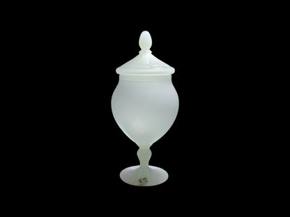 Bonbonnière in Vetro Opalino di Murano , Vincenzo Nason