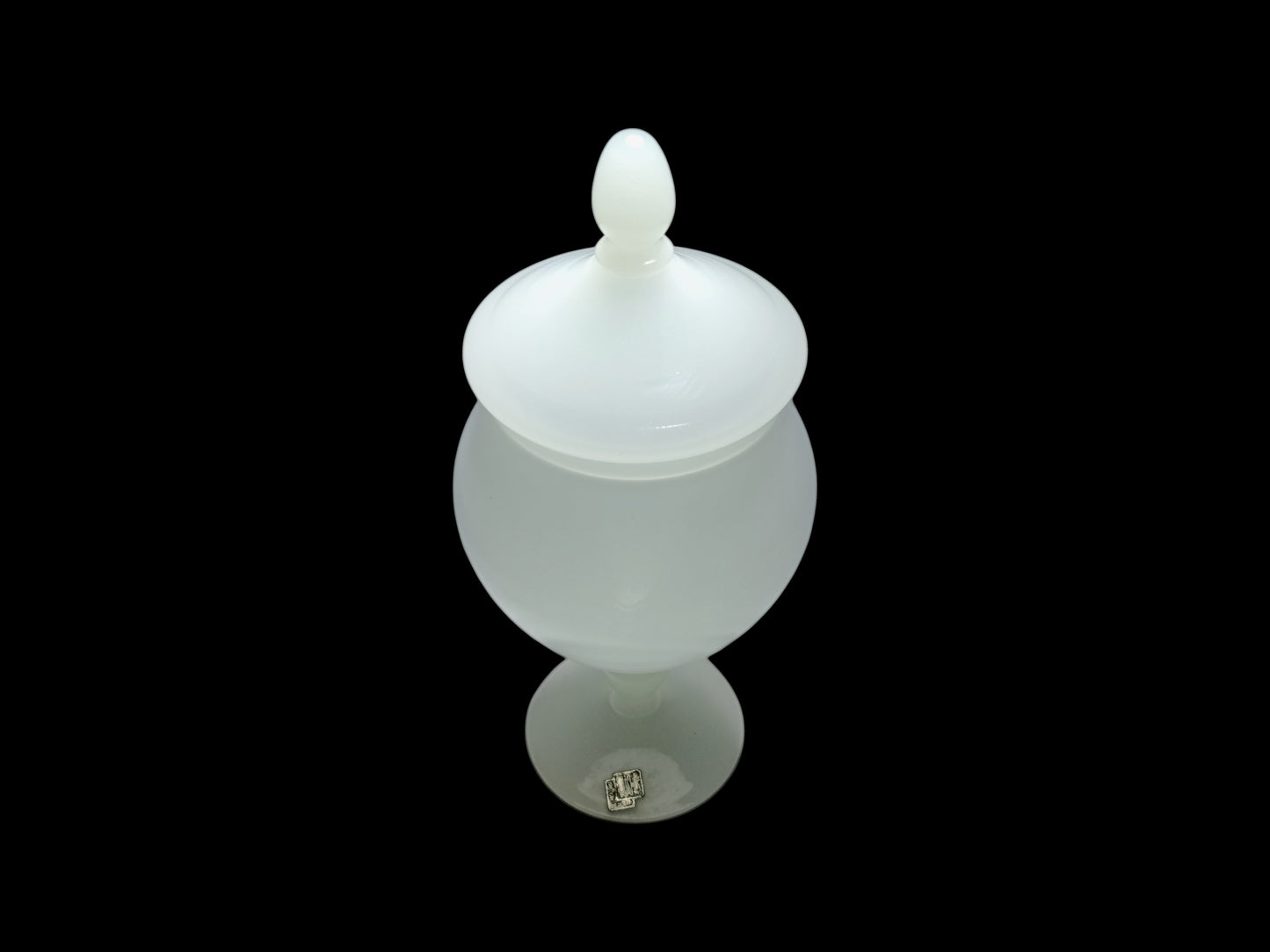 Bonbonnière in Vetro Opalino di Murano , Vincenzo Nason