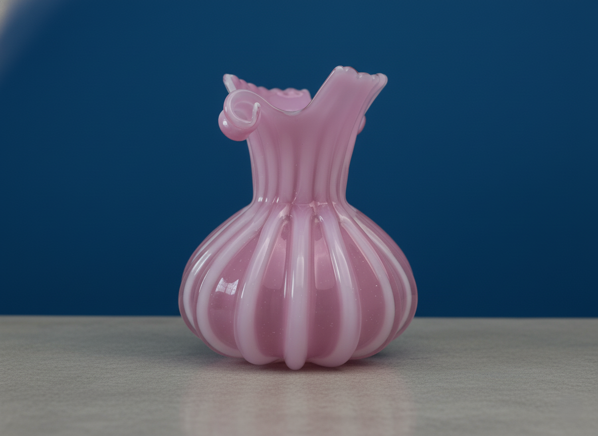 Vaso in Vetro Opalino di Murano, Seguso, Vetro Alabastro