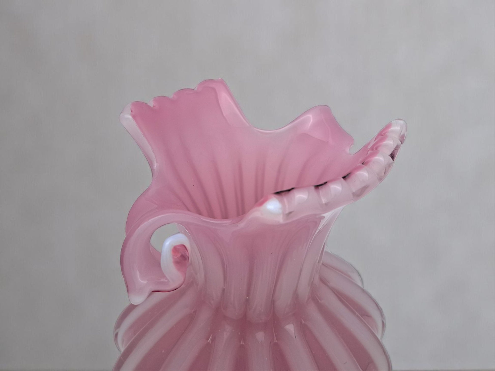 Vaso in Vetro Opalino di Murano, Seguso, Vetro Alabastro