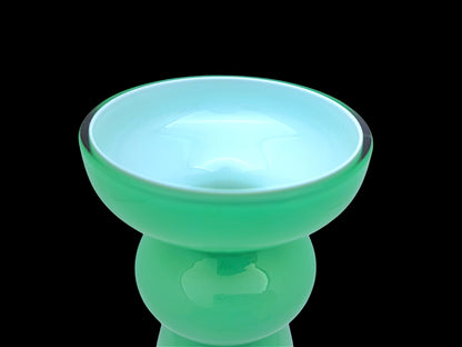 Vaso in Vetro Incamiciato e Opalino, Orrefors, Helen Krantz