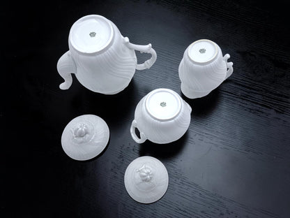 Cafetière, Pot à Lait et Sucrier, Richard Ginori, Vecchio Ginori 
