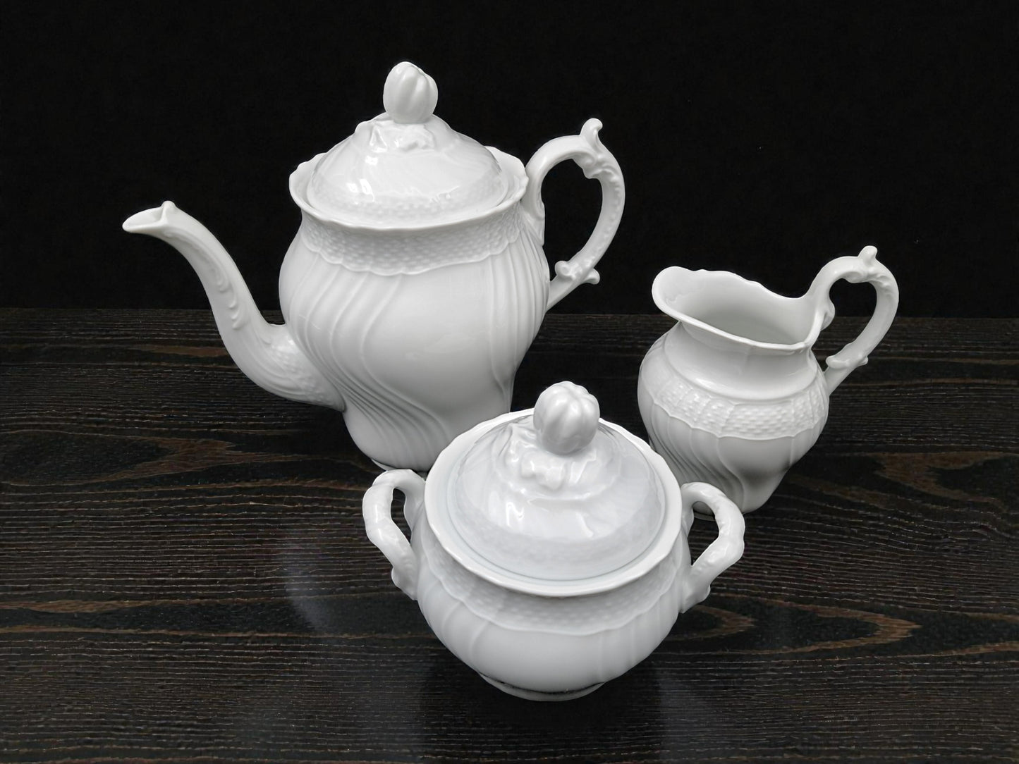 Cafetière, Pot à Lait et Sucrier, Richard Ginori, Vecchio Ginori 