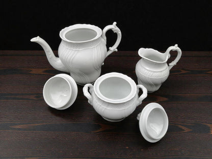 Cafetière, Pot à Lait et Sucrier, Richard Ginori, Vecchio Ginori 