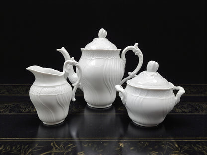 Cafetière, Pot à Lait et Sucrier, Richard Ginori, Vecchio Ginori 