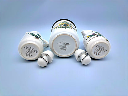 Servizio Olio e Aceto e Barattolo, Villeroy and Boch, Serie Botanica