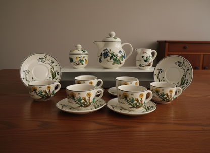 Servizio da Tè Completo per 6 Persone, Villeroy & Boch, Serie Botanica
