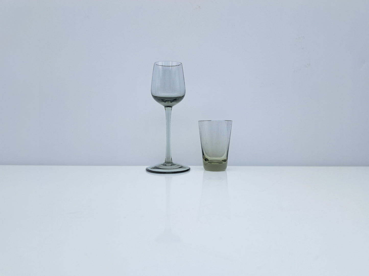 Set 12 Bicchieri Murano, 6 Calici Liquore e 6 Shot, Nason, Arlecchino
