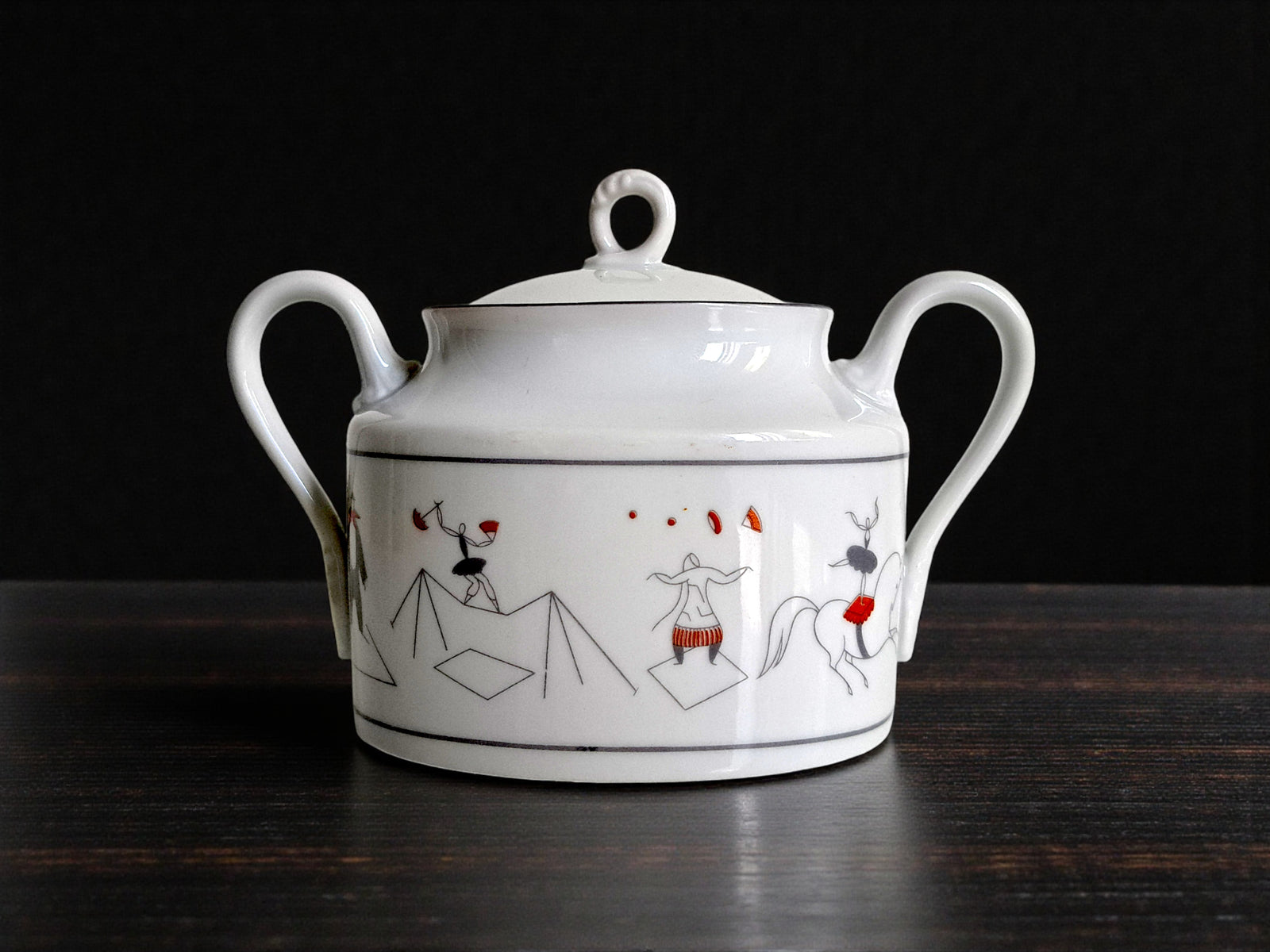 Zuccheriera, Richard Ginori per Lazzaroni, Serie il Circo, Design Gio Ponti