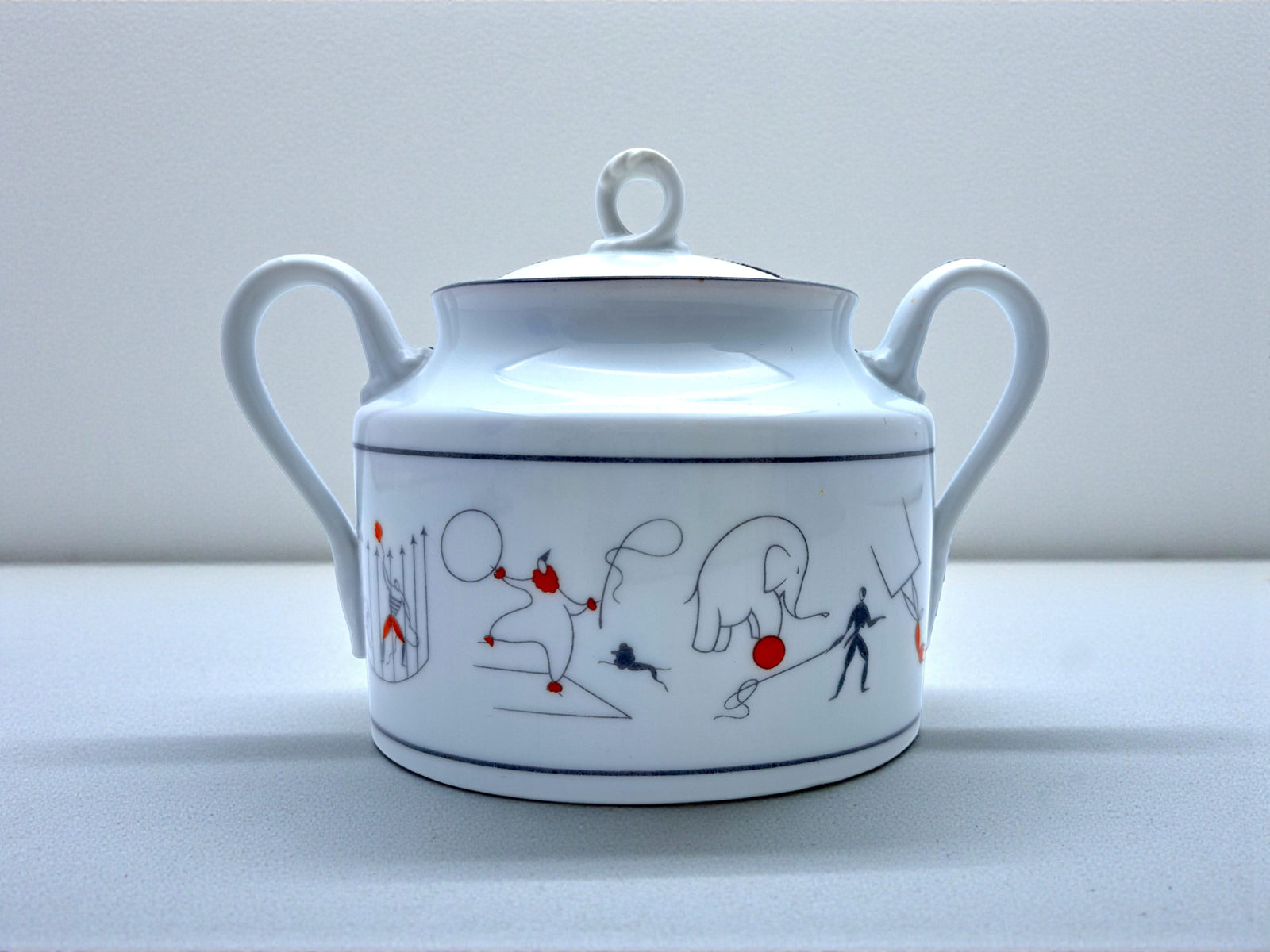 Zuccheriera, Richard Ginori per Lazzaroni, Serie il Circo, Design Gio Ponti