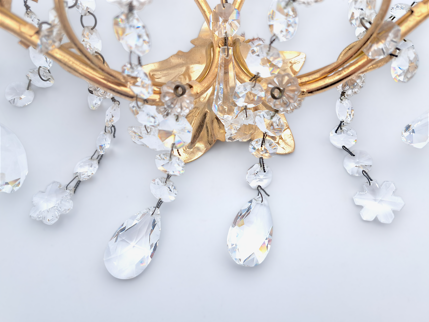 Coppia di Lampade da Parete, Stile Maria Teresa