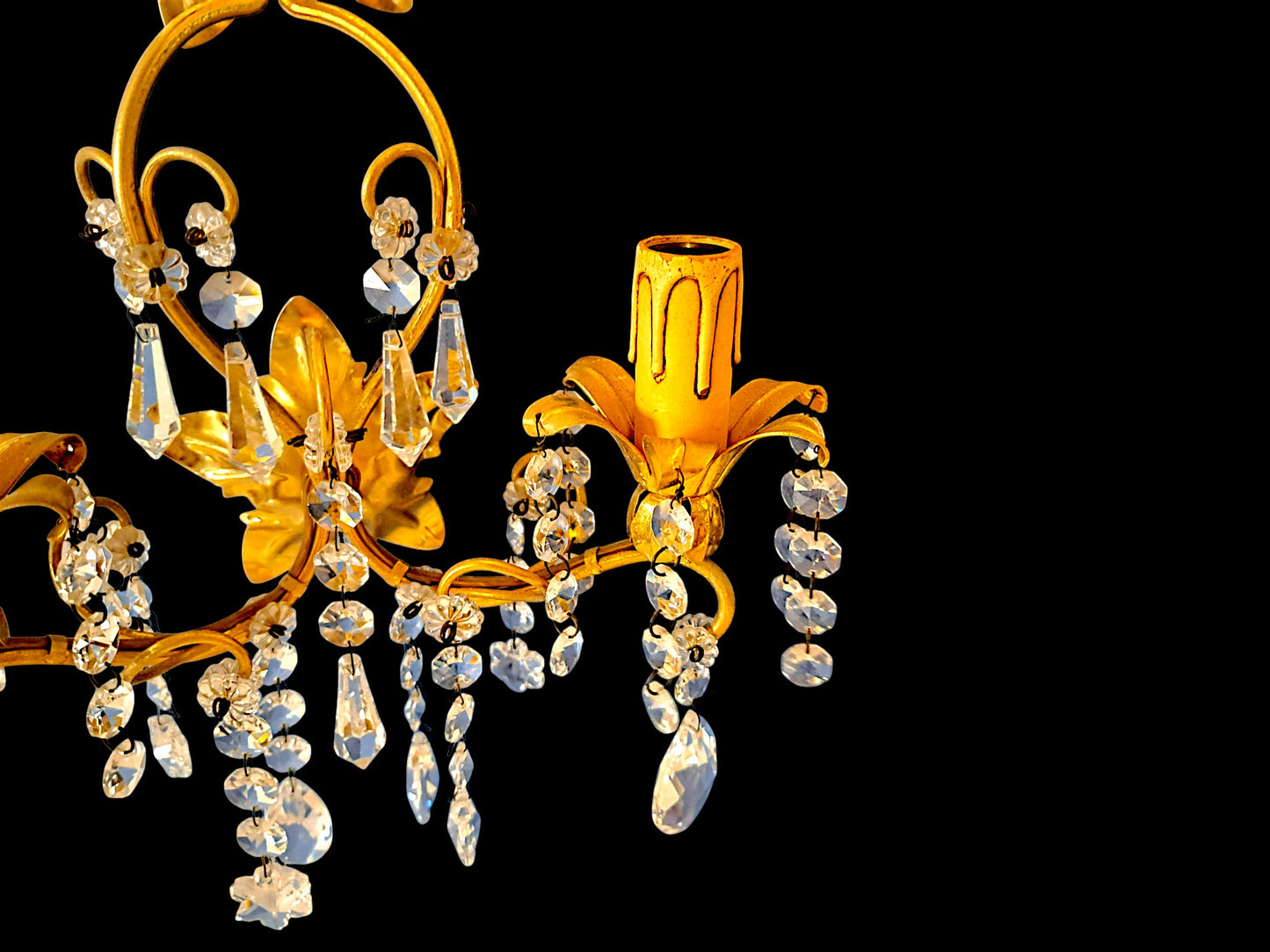 Coppia di Lampade da Parete, Stile Maria Teresa