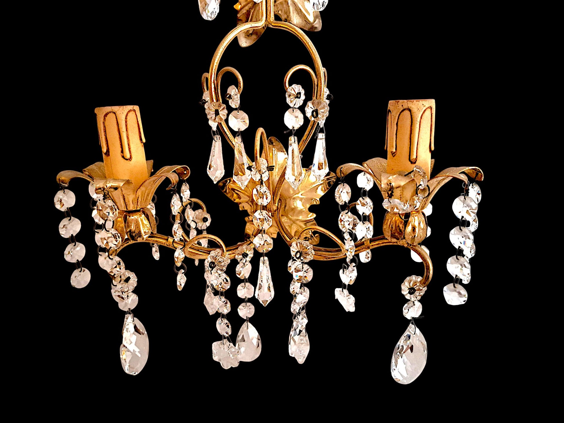 Coppia di Lampade da Parete, Stile Maria Teresa