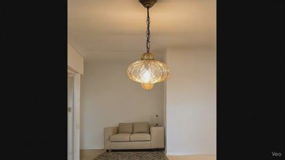 Lampada a Sospensione, Siru, Modello Sultano, Lanterna Veneziana