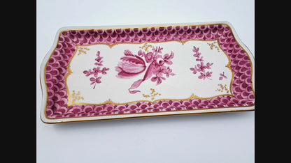 Vassoio Decorativo in Porcellana, Meissen