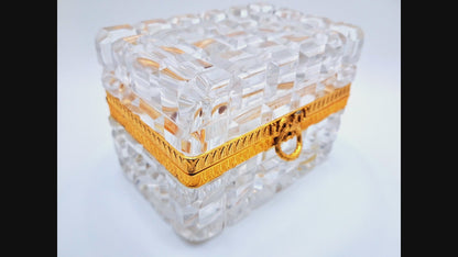 Grande Cofanetto Portagioie Francese, Stile Baccarat