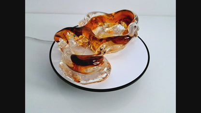 Posacenere in Vetro di Murano, Stile Brutalista